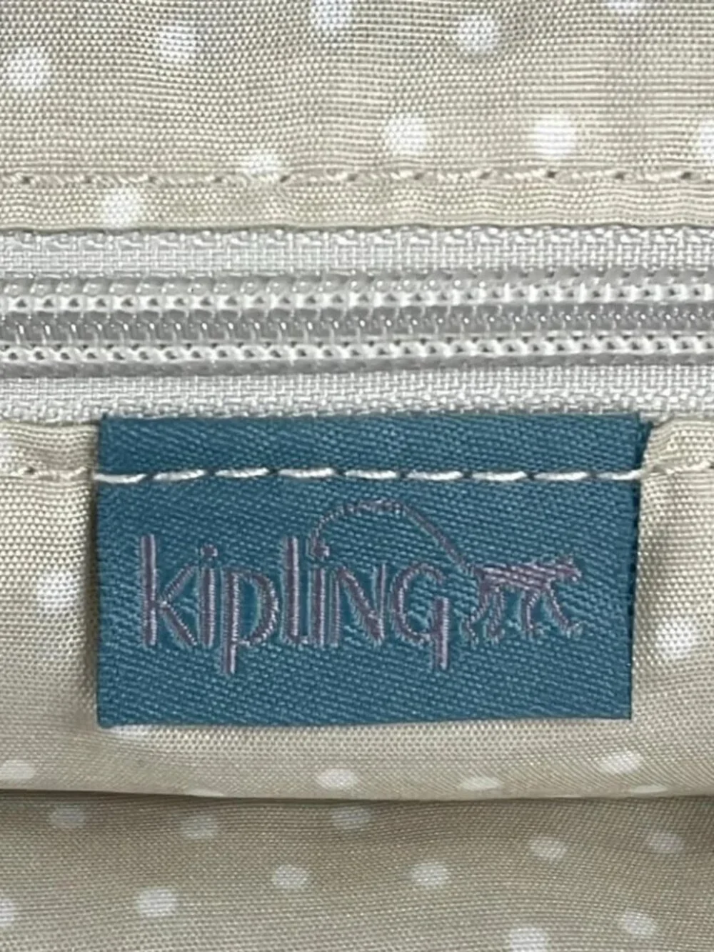 Kipling Light Green Nylon Shoulder Bag